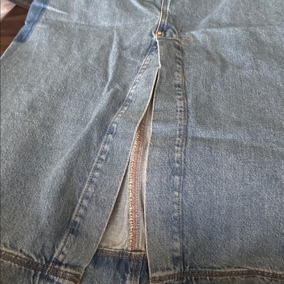We The Free Francisco Denim Maxi Skirt Size 27 - Picture 8 of 11